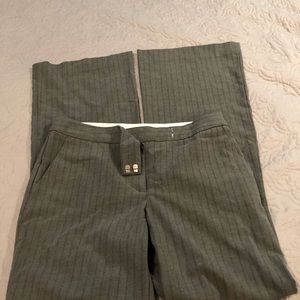 NWOT Nice gray pin stripe pants by INC size 6
